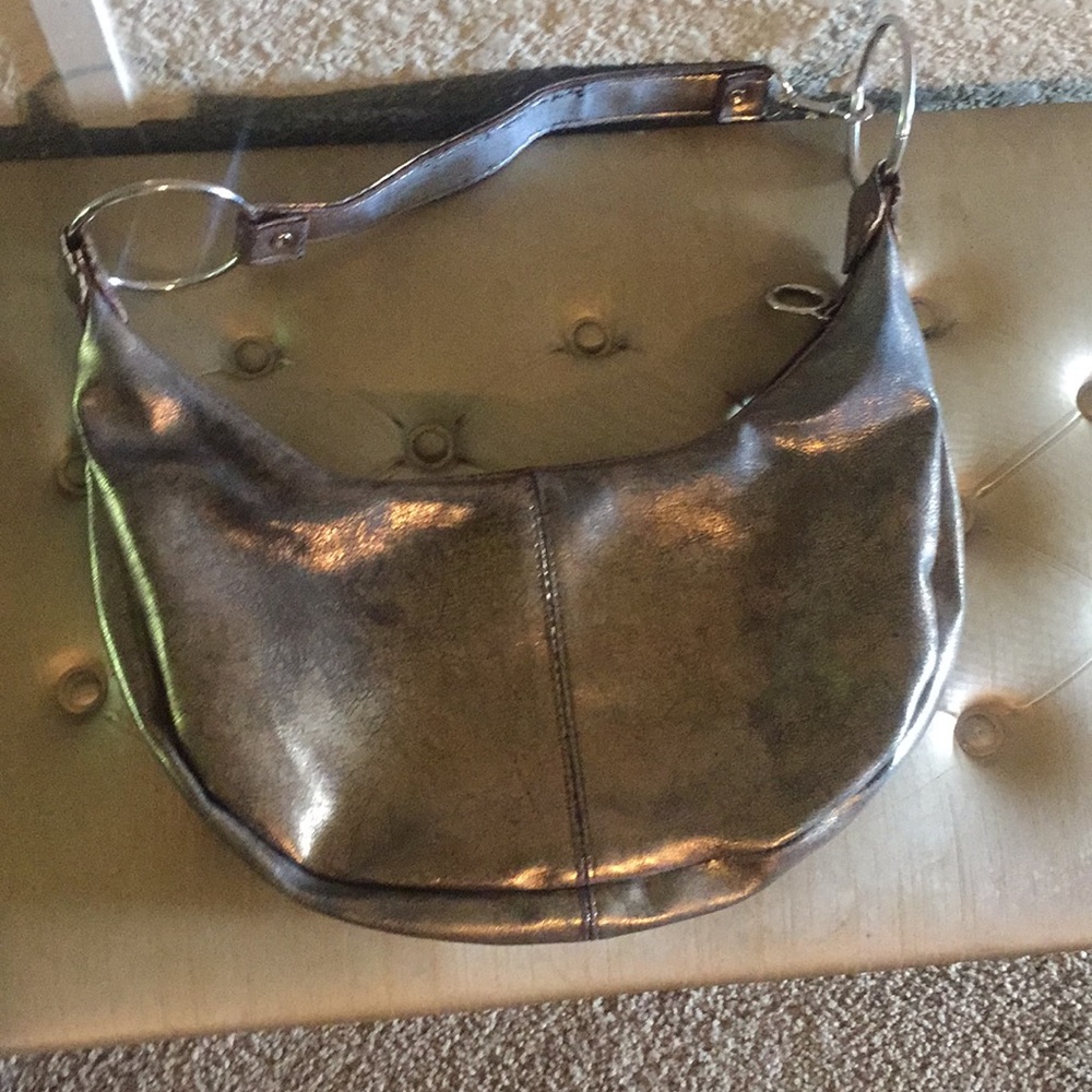 Gold | Distressed Handbag
